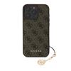 Picture of Guess 4G Charm Case for iPhone 16 Pro Max Tone on Tone / Brown