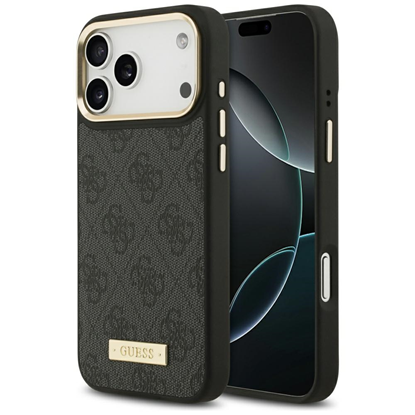 Изображение Guess 4G Logo Plate MagSafe Case for iPhone 17 Pro