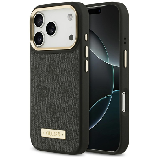 Изображение Guess 4G Logo Plate MagSafe Case for iPhone 17 Pro
