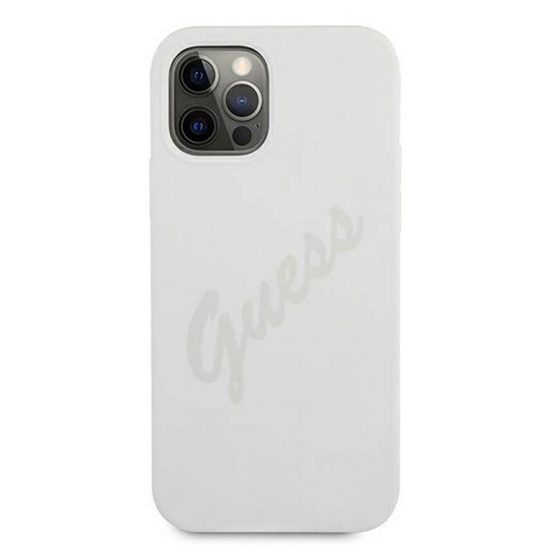 Изображение Guess Apple iPhone 12/12 Pro 6.1 Vintage Case Cream