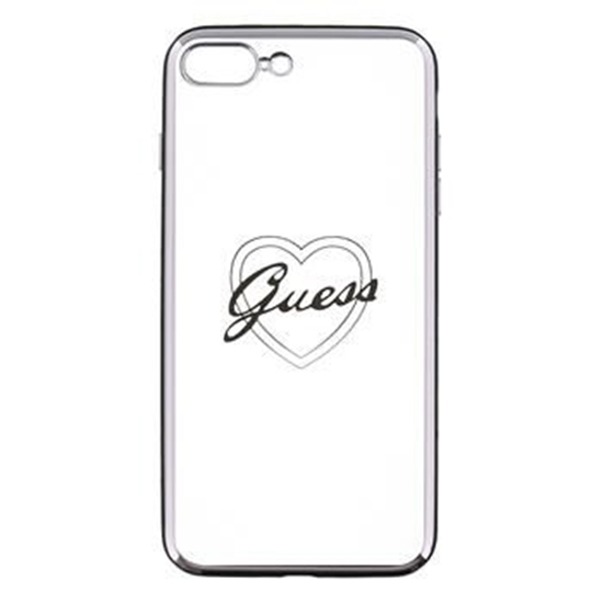Picture of Guess Apple iPhone 7 Plus / 8 Plus Apple Heart TPU Case Silver