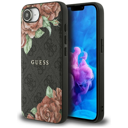 Attēls no Case Guess 4G Flowers Print MagSafe for  iPhone 16