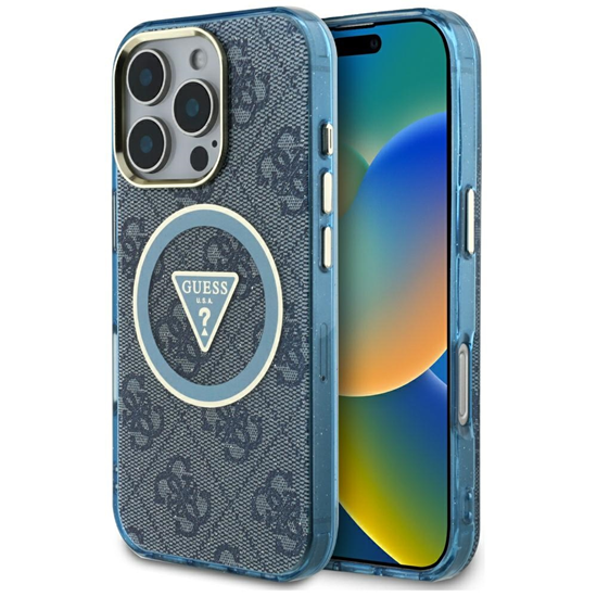 Изображение Case Guess IML Metal Glitter 4G Circle   Triangle 