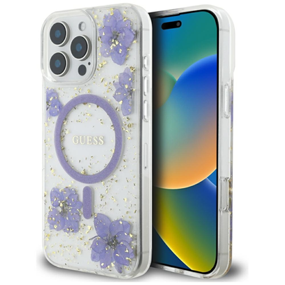 Изображение Case Guess Resin Flowers MagSafe for iPhone 16 Pro