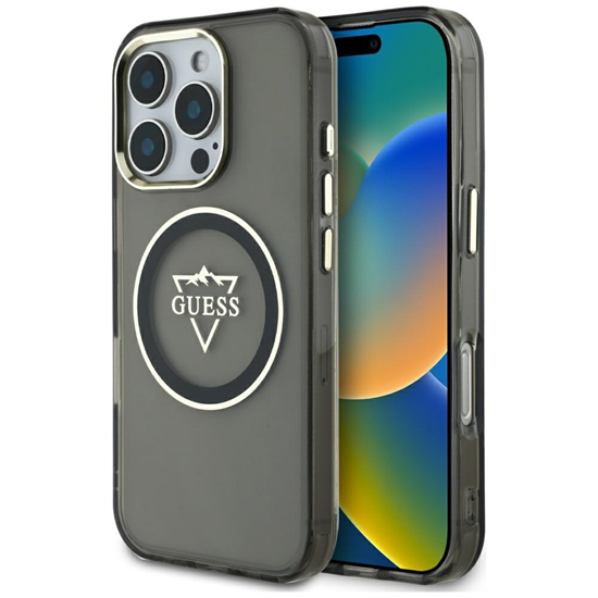 Picture of Etui Guess IML Metal Mountain Logo        MagSafe 