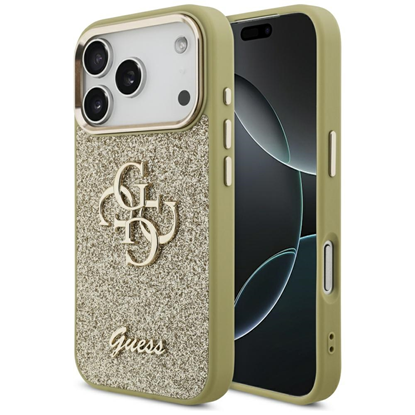Attēls no Guess Fixed Glitter Big 4G Metal Frame case for iP