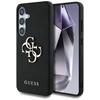 Picture of Guess Grained Big 4G Logo Small Classic Logo case for Samsung Galaxy S25 Plus black