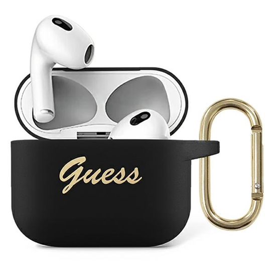 Picture of Guess GUA3SSSK AirPods 3 cover czarny|black Silico