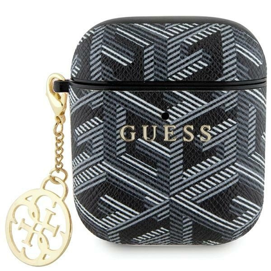 Picture of Guess GUA2PGCE4CK AirPods 1|2 cover czarny|black G