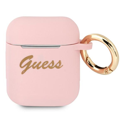 Изображение Guess GUA2SSSI AirPods cover różowy|pink Silicone 