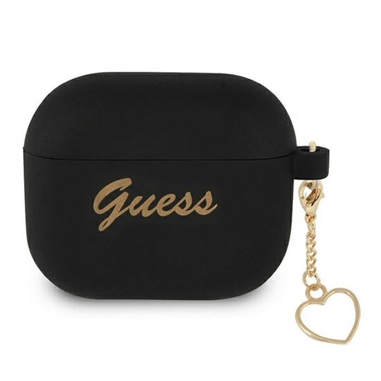 Picture of Guess GUA3LSCHSK AirPods 3 cover czarny|black Sili