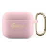 Picture of Guess GUA3SSSI AirPods 3 cover różowy|pink Silicon