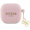 Picture of Guess GUA4LECG4P AirPods 4 cover          różowy|p