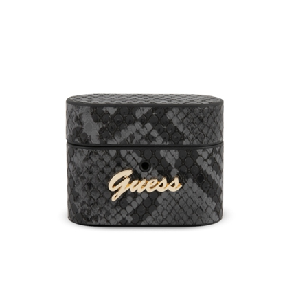 Изображение Guess Etui ochronne GUACAPPUSNSMLBK Python Collection do AirPods Pro czarne