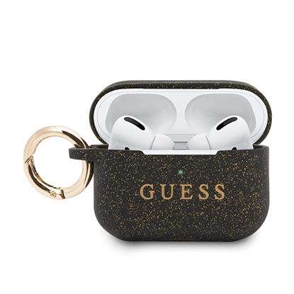 Attēls no Guess GUACAPSILGLBK Headset Holder Bag For AirPods Pro