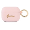Picture of Guess case for AirPods Pro GUAPSSSI pink Silicone 