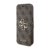 Picture of Guess GUBKP15X4GMGBR iPhone 15 Pro Max 6.7" brzowy/brown book 4G Metal Logo