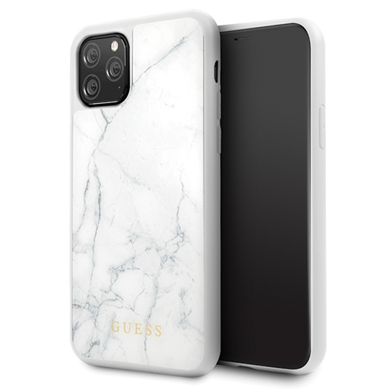 Изображение Guess GUHCN58HYMAWH iPhone 11 Pro biały|white Marb
