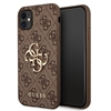 Picture of GUHCN614GMGBR Guess PU 4G Metal Logo Case for iPho