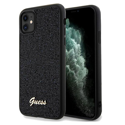 Изображение Guess GUHCN61PMSDGSK iPhone 11 | Xr 6.1" czarny|bl