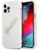 Picture of Guess Guess GUHCP12MKTRSVGO iPhone 12/12 Pro 6,1" Transparent hardcase Vintage Script Gold