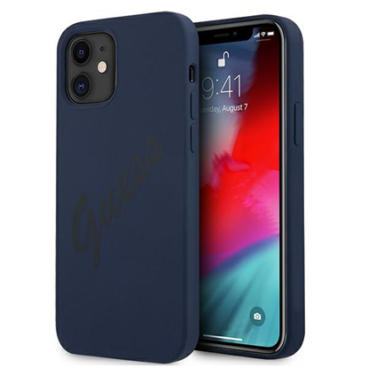 Изображение GUHCP12SLSVSBL Guess Silicone Vintage Cover for iP