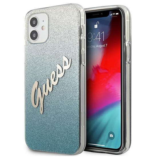 Изображение Guess GUHCP12SPCUGLSBL iPhone 12 mini 5,4" niebies