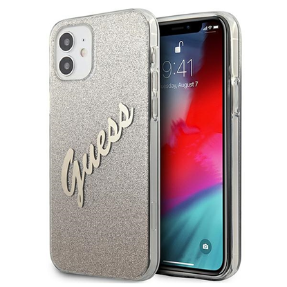 Изображение Guess GUHCP12SPCUGLSGO iPhone 12 mini 5,4" złoty|g