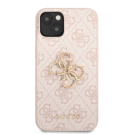 Picture of Guess PU 4G Metal Logo Case for iPhone 13 / Pink