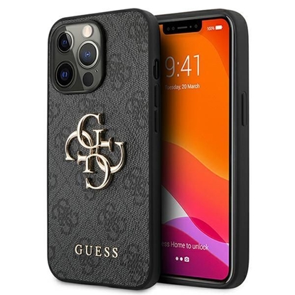 Изображение GUHCP13X4GMGGR Guess PU 4G Metal Logo Case for iPh