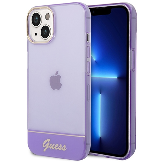 Изображение Guess GUHCP14SHGCOU iPhone 14 | 15 | 13  6.1" fiol