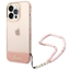Изображение Guess Guess GUHCP14XHGCOHP iPhone 14 Pro Max 6.7" pink/pink hardcase Translucent Pearl Strap