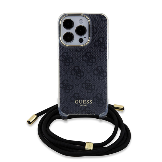 Изображение Guess IML 4G Printed Crossbody Case for iPhone 15 