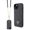 Picture of Guess Guess GUHCP15MP4TDSCPK iPhone 15 Plus 6.7" black/black hardcase Crossbody 4G Metal Logo