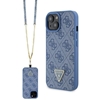 Изображение Guess Guess GUHCP15SP4TDSCPB iPhone 15 6.1" blue/blue hardcase Crossbody 4G Metal Logo