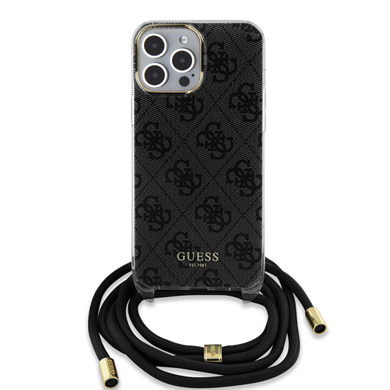 Изображение Guess IML 4G Printed Crossbody Case for iPhone 15 