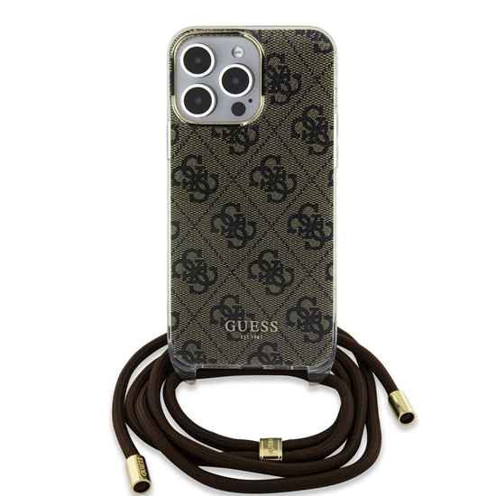 Изображение Guess IML 4G Printed Crossbody Case for iPhone 15 