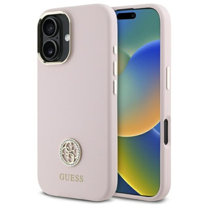Изображение Guess GUHCP16SM4DGPP iPhone 16 6.1"       jasnoróż