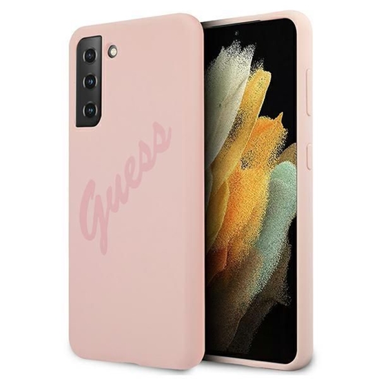 Изображение Guess Guess GUHCS21MLSVSPI S21+ G996 pink/pink hardcase Script Vintage