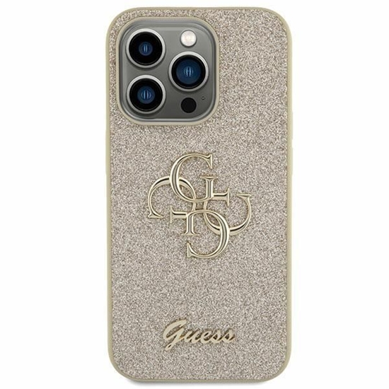 Picture of Guess Guess GUHCS23FEHG4SGD S23 FE S711 gold/gold hardcase Glitter Script Big 4G