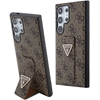 Picture of Guess GUHCS24LPGS4TDW S24 Ultra S928 brown hardcase Grip Stand 4G Triangle Strass | GUESS