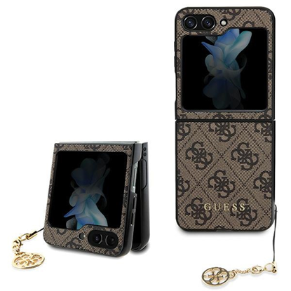 Attēls no Guess 4G Charm Case for Samsung Galaxy Z Flip 5 / Brown