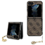 Picture of Guess 4G Charm Case for Samsung Galaxy Z Flip 5 / Brown