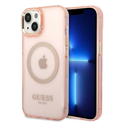 Изображение Guess GUHMP14SHTCMP iPhone 14 | 15 | 13 6,1" różow
