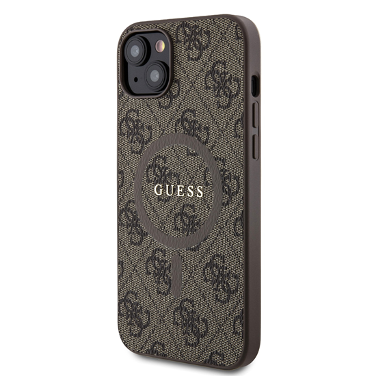 Изображение Guess PU Leather 4G Colored Ring MagSafe Case for 