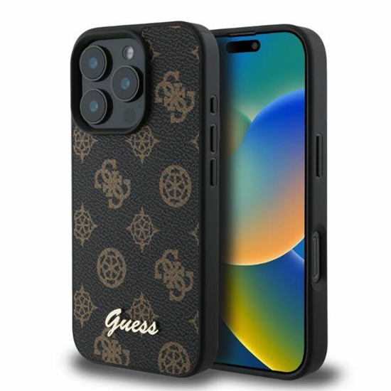 Изображение Guess GUHMP16LPGPYSK iPhone 16 Pro 6.3" czarny|bla
