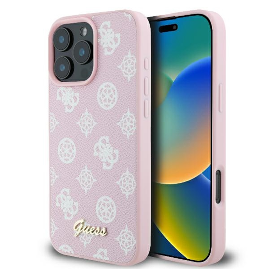 Изображение Guess GUHMP16LPGPYSP iPhone 16 Pro 6.3" różowy|pin