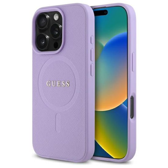 Изображение Guess GUHMP16LPSAHMCU iPhone 16 Pro 6.3"  fioletow