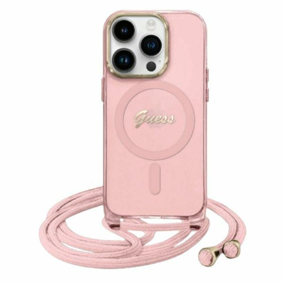 Изображение Guess GUHMP16SHCTSGNSP iPhone 16 6.1"     różowy|p