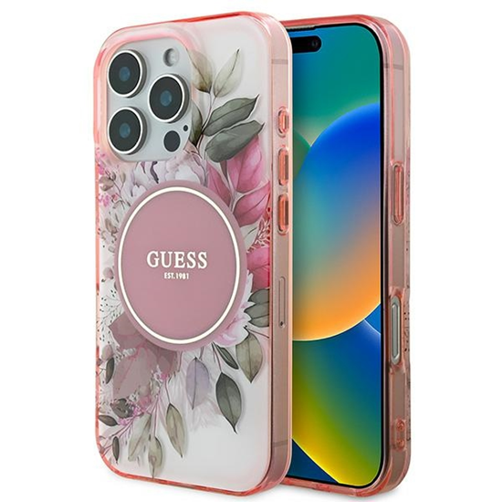 Изображение Guess GUHMP16XHFWBDCEP iPhone 16 Pro Max 6.9" różo